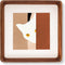 Recuerdos 8x8 Picture Frame Natural Walnut Wood, Square 8x8 Wooden Photo Frame