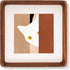 Recuerdos 8x8 Picture Frame Natural Walnut Wood, Square 8x8 Wooden Photo Frame