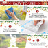 236PCS Christmas Window Clings, 9 Sheets Double-Sided Snowflakes Stickers for Glass Window Decor