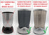 Blendin Replacement Parts for Nutribullet 600W, 900W, Includes 2 Colossal Cups and 2 Flip Top Lids