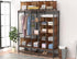 HOMIDEC 16-Cube Storage Organizer, Closet Shelf for Garment Racks, Kids Bookshelf (48.4 L x 12.2 W x 48.4 H)
