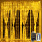 Ollny Curtain Lights 300LED 9.8ftx9.8ft, Connectable IP67 Waterproof Outdoor Curtain String Lights