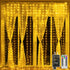Ollny Curtain Lights 300LED 9.8ftx9.8ft, Connectable IP67 Waterproof Outdoor Curtain String Lights