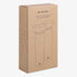 Navaris Salt and Pepper Mill Set - Adjustable Rubber Wood Grinders with Ceramic Core