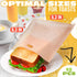 12Pcs Reusable Non-Stick Toaster Bags, 6.7"x7.5", Heat-Resistant, Easy to Clean, Compatible with Toaster, Oven,