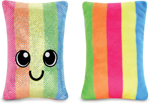 Set iscream Play with Your Food! Super Sours Strawberry Scented Fleece Play Pillow with Embroidered Accents