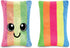 Set iscream Play with Your Food! Super Sours Strawberry Scented Fleece Play Pillow with Embroidered Accents