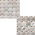 Uspacific 57 Pieces Cookie Stencil Set, Floral Leaf Baking Templates for Cookie, Cupcake, Fondant, Crafts Decor
