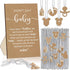 Beeveer 51 Pcs Don't Say Baby Shower Game Supplies Include Kraft Paper