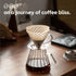 Coffee Dripper, Reusable Pour Over Maker with Handle, Slow Brewing for Cafe, Travel, Home & Offices, 02