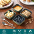 vancasso Stern 6 Oz Dipping Bowls, 3.7 Inches Ceramic Soy Sauce Dish, Set of 4 Small Appetizer Plates, Green