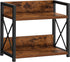 Giikin 2 Tier Countertop Shelf Organizer, Wood Spice Rack for Kitchen, Coffee Counter Shelf Organizer (Brown, S)