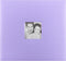MCS Expandable 10-Page Fabric Scrapbook Album, 12 x 12 Inch Pages, Lilac