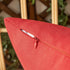 Woaboy Set of 2 Red Outdoor Throw Pillow Covers, Decorative Farmhouse Linen Cushion Cases for Living Room 12x20 inch