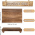 Counter Brown,12 7 Inch) Amyhill Wood Pedestal Stand Kitchen Soap Tray Farmhouse Wooden Riser Stand for Kitchen
