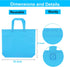 Reusable Gift Bag with Handles, 22 Pcs Large Tote Bags Bulk, 11 Colors for Shopping, Groceries, Birthday Party