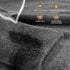 4 Set 100% 55 27 Inch, SEMAXE Piece Grey Bath Towel for Bathroom, Cotton Bath Towels with Hanging Loop, x Soft