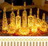 VOOKRY Wine Bottle Lights with Cork, 15 Pack 20 LED 6.5 ft