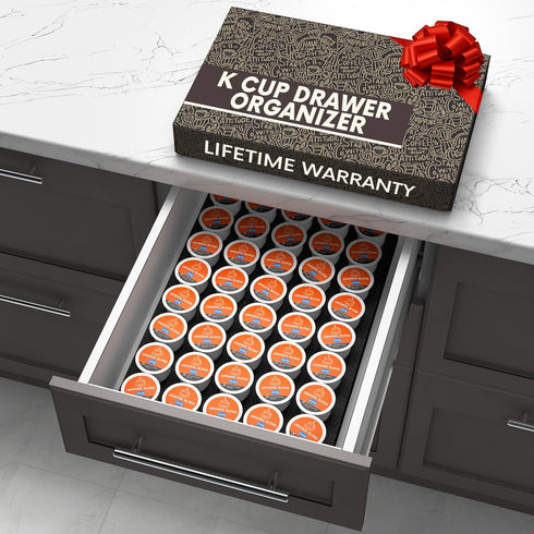 K Cup Holder Drawer Organizer for Keurig Coffee Pods, K Pod Storage & Holder for Kitchen Drawer (40)