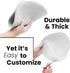 Felt Plate China Storage Dividers Dish Protectors (WHITE, 48 LARGE)