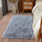 Soft Runner Rugs for Bedroom Hallways, 2x3 Grey Fluffy Shag Non Slip Area Rug for Living Room