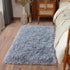 Soft Runner Rugs for Bedroom Hallways, 2x3 Grey Fluffy Shag Non Slip Area Rug for Living Room