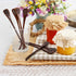 12 Pack 7'' Cididu Wood Honey Dipper, Honey Spoon Sticks, Honey Mixing Stirrers for Tea Coffee, Honey Comb Sticks
