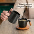 Set MIAMIO - Sugar and Cream Serving with Lid and Spoon/Ceramic Coffee Bar Accessories - Microwave & Dishwasher Safe