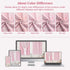 84 Inches Grommet 52" 84" Yinhua Pink Curtains for Girls Room Double Layer Blackout Curtains for Bedroom Long Nursery