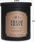 16.5 oz 60 Manly Indulgence Fresh Shave Jar Candle - Musk, Vanilla & Bergamot - Woodsy Amber & Cedarwood - Up to Hour