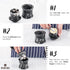 4 Inch Countertop Counter Marble Butter Keeper Black Butter Dish With Lid for - Marble Butter Crock for Kitchen Dcor
