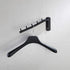 JQK Folding Clothes Hanger Rack, Stainless Steel Swing Arm Hook Holder, Wall Mount Clothing Hanging System, 2 Pack