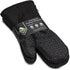 Xlnt Extra Long Oven Mitts (Black) - Teflon EcoElite Water Repellent, Heat Resistant for Cooking & BBQ