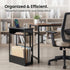 Table,3-Tier Narrow Side Slim End Table with Storage Shelf,Modern Sofa Table Thin Side Table for Narrow and Small