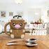 Vernargoo 2 Highland Cow Ice Cream Pint Holder with Handle, Leak-Proof Ice Cream Container with Spoons, Cute Animal