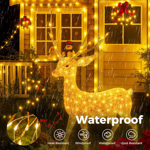 165FT 500 8 btfarm Fairy Lights Plug in with Remote, LED Outdoor Twinkle Lights Waterproof with Timer, Modes Indoor