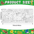 Naozinebi Football Giant Coloring Poster Football Large Versatile Activity Drawing Paper Coloring Tablecloth DIY Sport