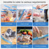 BLITZHOME Vacuum Sealer Bags Kit 29 Pack, 3 Sizes with 15Pcs Reusable Sous Vide Bags, 5 Air Valves, BPA Free