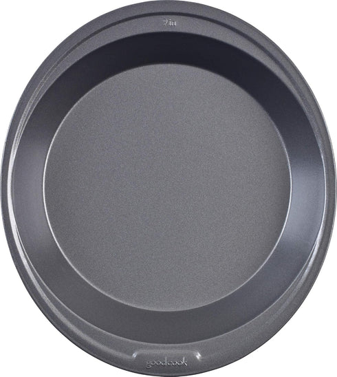 GoodCook Everyday Nonstick Steel Pie Pan, 9", Gray