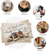 Set 4, 12x18 Inch Christian Coffee Placemats of Bless The Food Before Us Place Mats, Religious Table Mats for Kitchen