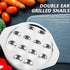OSALADI Metal Escargot Dish, Snail Platter with 12 Holes, Escargot Baking Dish for Home Restaurant, 2Pcs