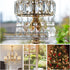 Decor(Clear,12pcs) kanpura Crystal Chandelier Prisms,Crystal Sun Catcher Kit,Rainbow Hanging Crystals Suncatcher