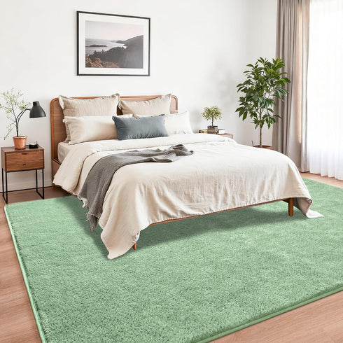 5x7 Chicrug Minimalist Washable Area Rugs for Bedroom Living Room Classroom, Modern Soft Memory Foam Rug for Kids