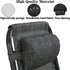Set 2 Zero Gravity Chair of Replacement Pillow Headrest with Elastic Band, Universal Soft Removable Padded Cushion Head
