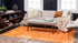 Unique Loom Sofia Collection Area Rug - Casino (2' 2" x 3' 1" Rectangle, Orange/ Ivory) by Unique Loom
