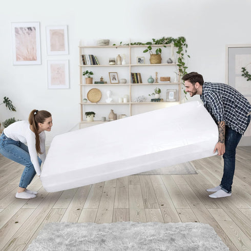 Utopia Home Mattress Bag for Moving King Size (Pack of 2), 2 Mil Thick Plastic Cover Fits Mattresses up to 14 Inches