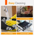Oven Liners for Electric Gas Oven, 4 Pack Large Heavy Duty Nonstick Teflon Range Mat 17"x 25" - Easy to Clean Stove