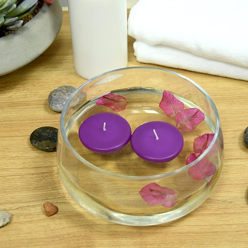 Purple Floating Candles, 2 1/4 Inch