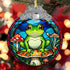 Geekism Frog Ornament for Christmas Tree,2025 Mushroom Frog Christmas Ornaments Frogs Gifts Frog