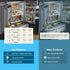 New Upgraded WR55X26671 LED Light Board for GE Freezer Refrigerators, Waterproof, 2 PCS, Year Warranty